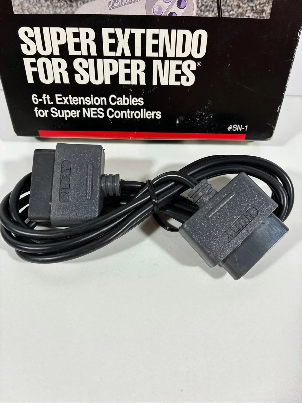 Super Extendo NES 7 Pin Controller Extension Cable 6ft - One Set of Cables NEW